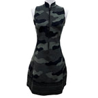 Dior Camouflage Dress Khaki 38 Garment Hanger Included