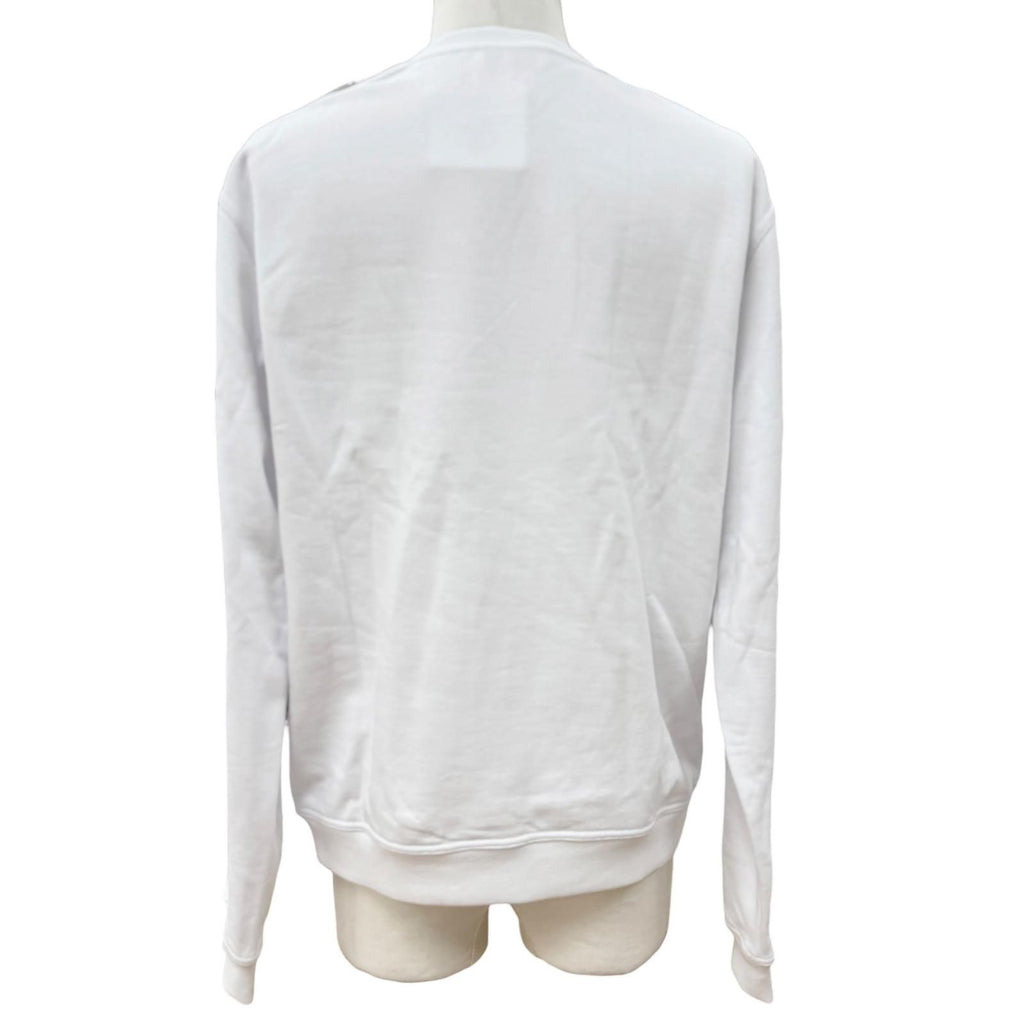 Hermes Run Cotton 100% Side Line Crew Neck Brushed Lining Pullover Sweatshirt — view 4