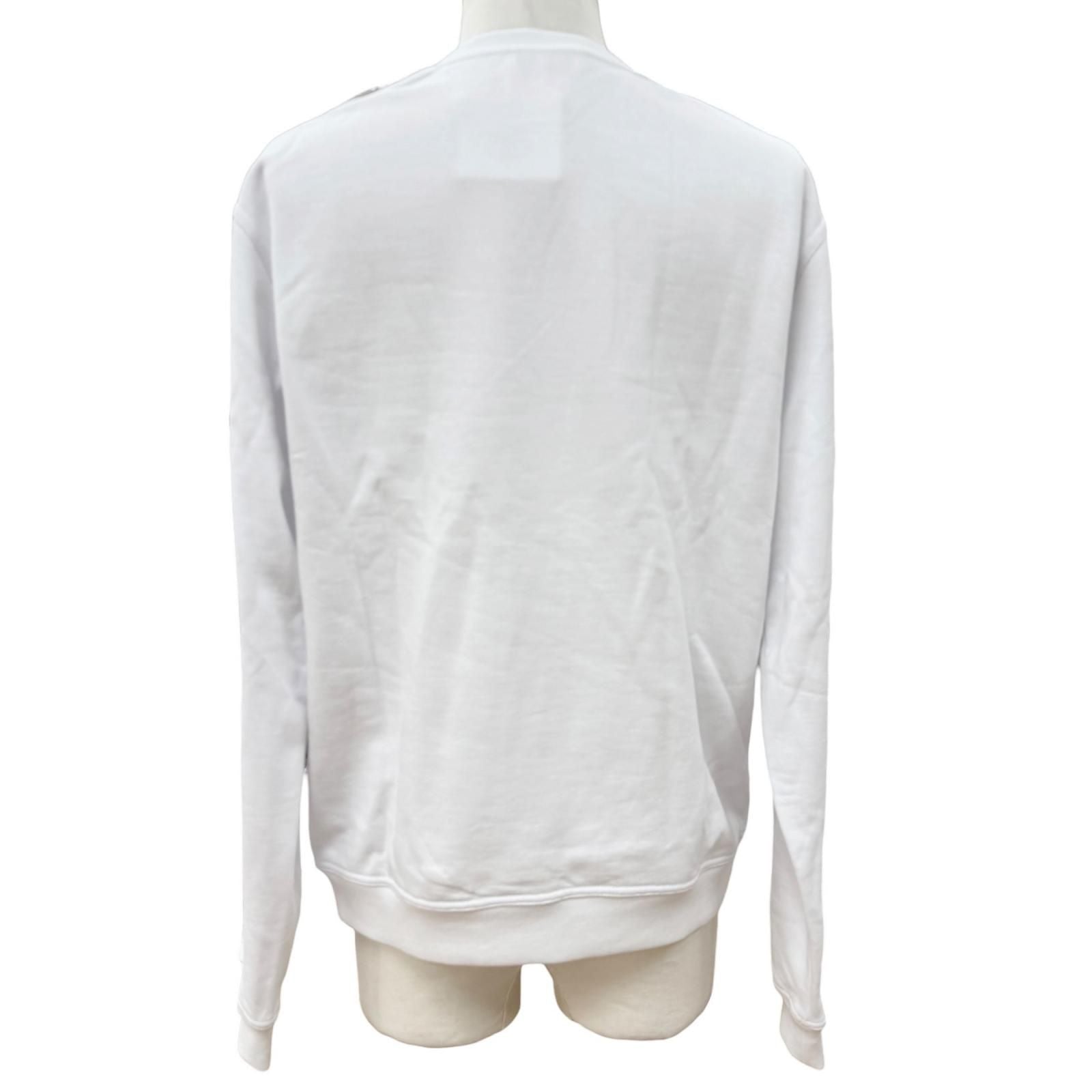 Hermes Run Cotton 100% Side Line Crew Neck Brushed Lining Pullover Sweatshirt — view 4