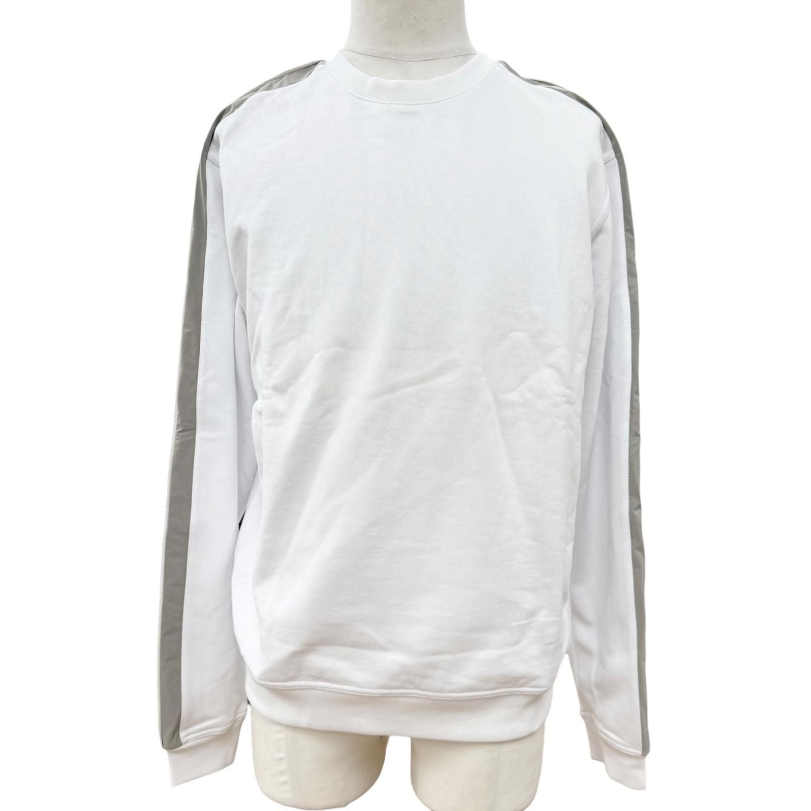 Hermes Run Cotton 100% Side Line Crew Neck Brushed Lining Pullover Sweatshirt