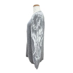 Chanel Cashmere Lion Crew Neck Long Sleeve Knit Sweater Gray 38 — view 3