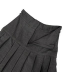 Chanel Vintage Clover Button Jacket Long Pleated Skirt Suit Set 38 — view 7