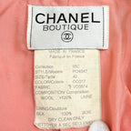Chanel Vintage 95c Wool CC Logo Mirror Button Short Jacket Pink 40 French — view 7