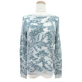 Dior Cashmere Silk Logo Embroidery Technical Knit Sweater Green 40