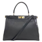 Fendi Peekaboo 2-Way Handbag Calfskin