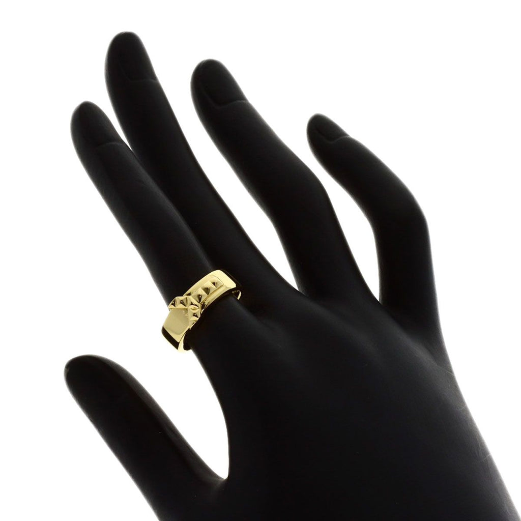 Saint Laurent Motif Ring 18K Yellow Gold — view 6