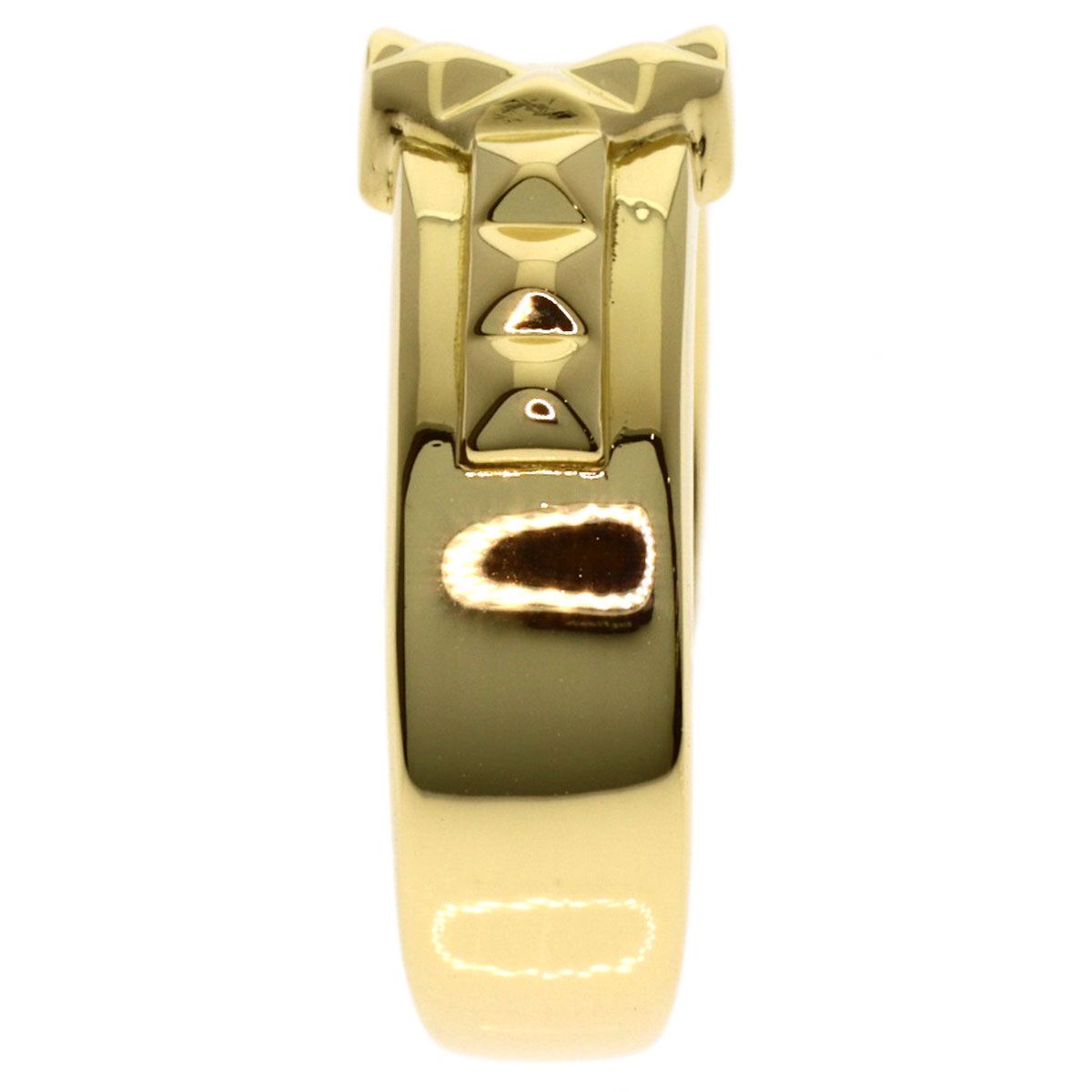 Saint Laurent Motif Ring 18K Yellow Gold — view 3