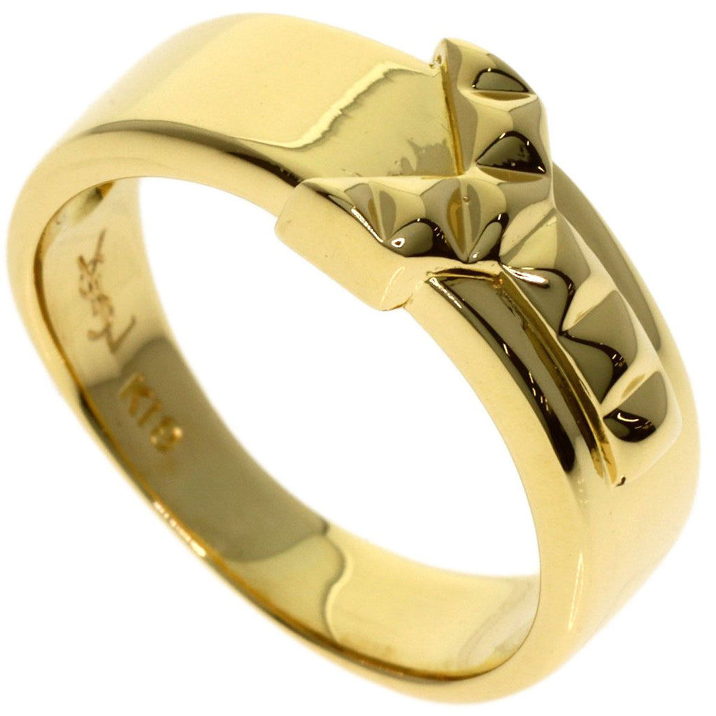 Saint Laurent Motif Ring 18K Yellow Gold