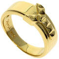 Saint Laurent Motif Ring 18K Yellow Gold