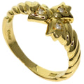 Dior Tulip Diamond Ring 18K Yellow Gold