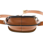 Loewe Gate Dual Shoulder Bag Brown Leather Gold — view 4
