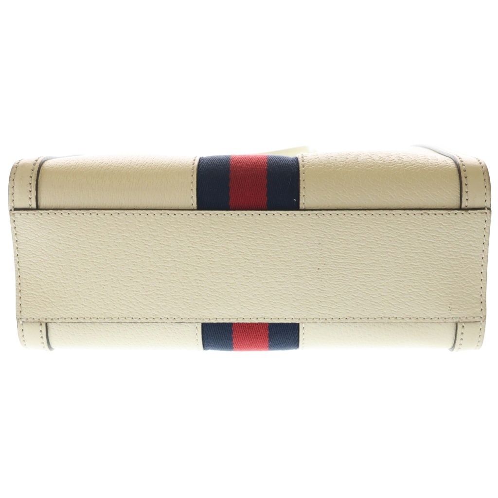 Gucci Ophidia GG Sherry Line Leather 2-Way Shoulder Bag White Ivory — view 4