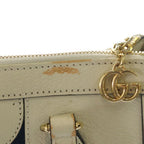 Gucci Ophidia GG Sherry Line Leather 2-Way Shoulder Bag White Ivory — view 7