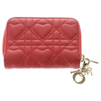 Dior Lady Dior Voyage Coin Card Case Leather Cannage — view 2