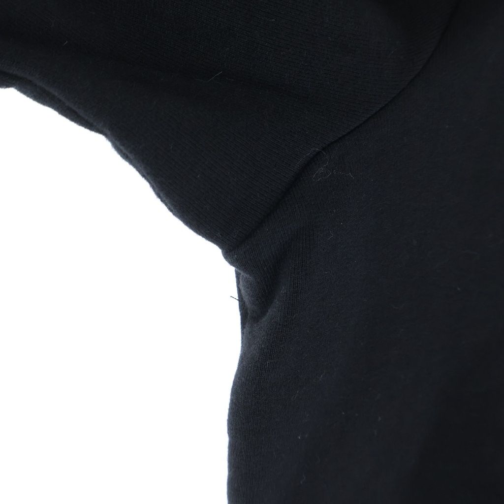 Fendi Front Logo Embroidery Crew Neck Sweatshirt Black Yellow — view 6