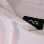 Fendi Floral Logo Pullover Sweatshirt Hoodie Pink — view 4
