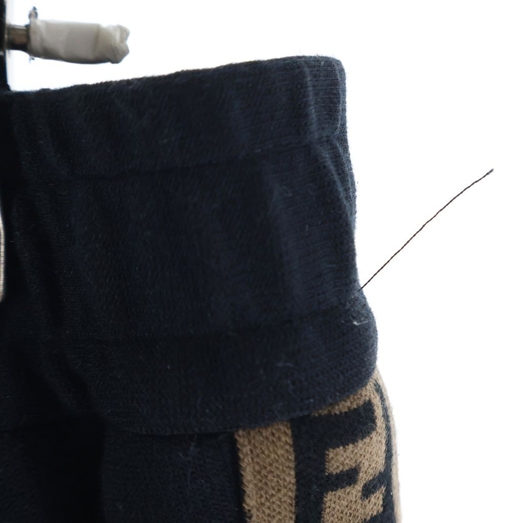 Fendi Side Line FF Zucca Pattern Sweatshirt Pants Black Brown — view 6