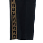 Fendi Side Line FF Zucca Pattern Sweatshirt Pants Black Brown — view 5