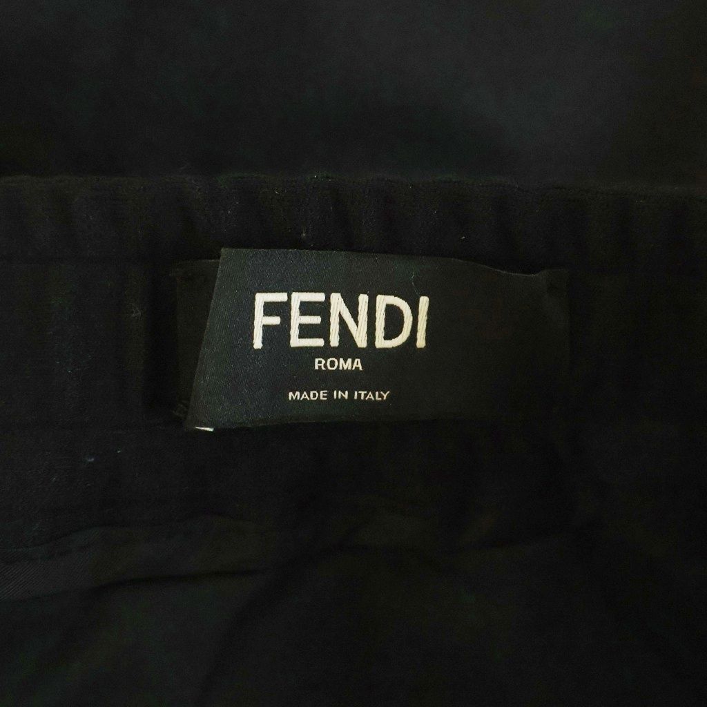 Fendi Side Line FF Zucca Pattern Sweatshirt Pants Black Brown — view 7