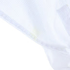 Dior Judy Blame Front Logo Print Striped Long Sleeve Shirt Light Blue — view 6