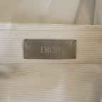 Dior Judy Blame Front Logo Print Striped Long Sleeve Shirt Light Blue — view 7