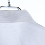 Dior Judy Blame Front Logo Print Striped Long Sleeve Shirt Light Blue — view 5