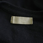 Dior Homme Era CD Logo Embroidery Neck Sweater Black Wool — view 7