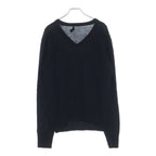 Dior Homme Era CD Logo Embroidery Neck Sweater Black Wool — view 2