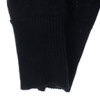 Dior Homme Era CD Logo Embroidery Neck Sweater Black Wool — view 5
