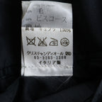 Dior Homme Stripe Double Wool Rayon Blend Tailored Jacket Black Blue — view 8