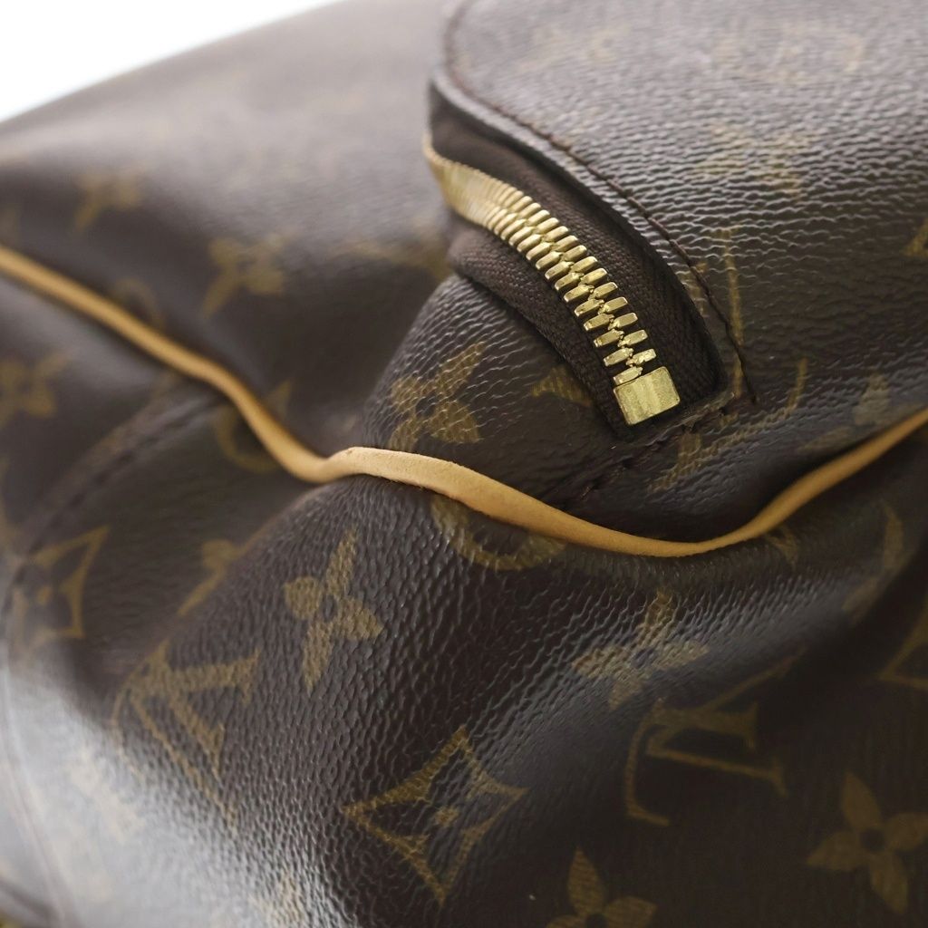 Louis Vuitton Monogram Evasion Boston Bag Leather Brown — view 5