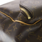 Louis Vuitton Monogram Evasion Boston Bag Leather Brown — view 5