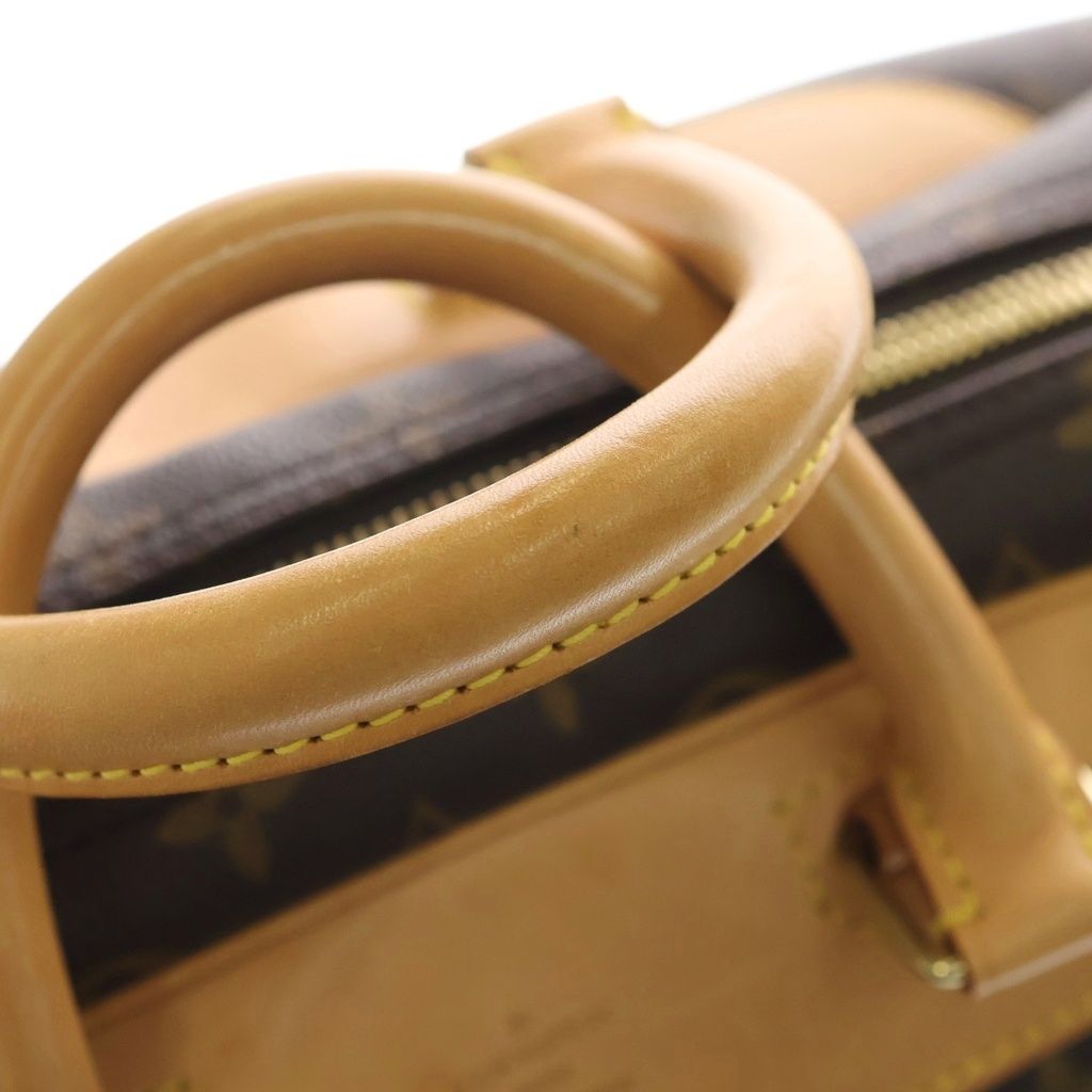 Louis Vuitton Monogram Evasion Boston Bag Leather Brown — view 6