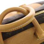 Louis Vuitton Monogram Evasion Boston Bag Leather Brown — view 6