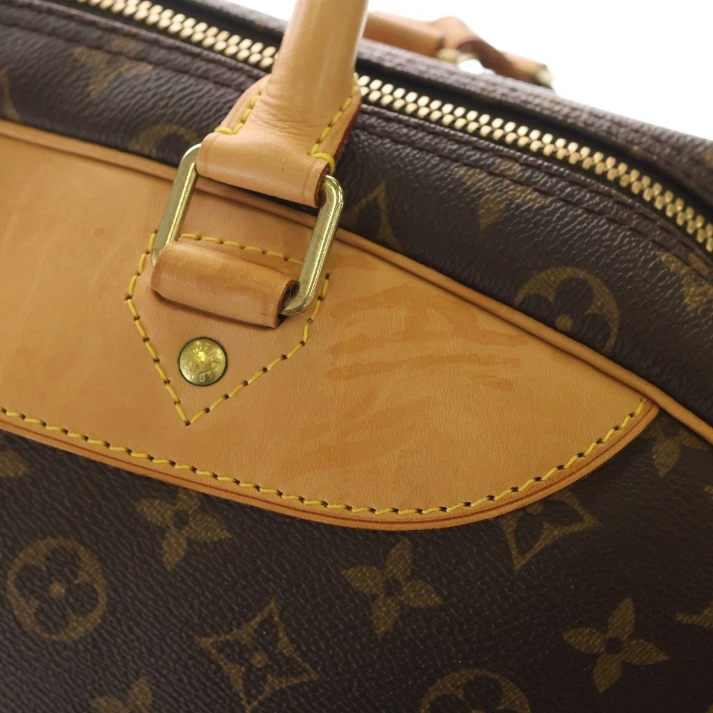 Louis Vuitton Monogram Evasion Boston Bag Leather Brown — view 7