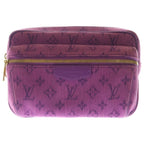 Louis Vuitton Monogram Denim Bum Bag Outdoor Violet Purple