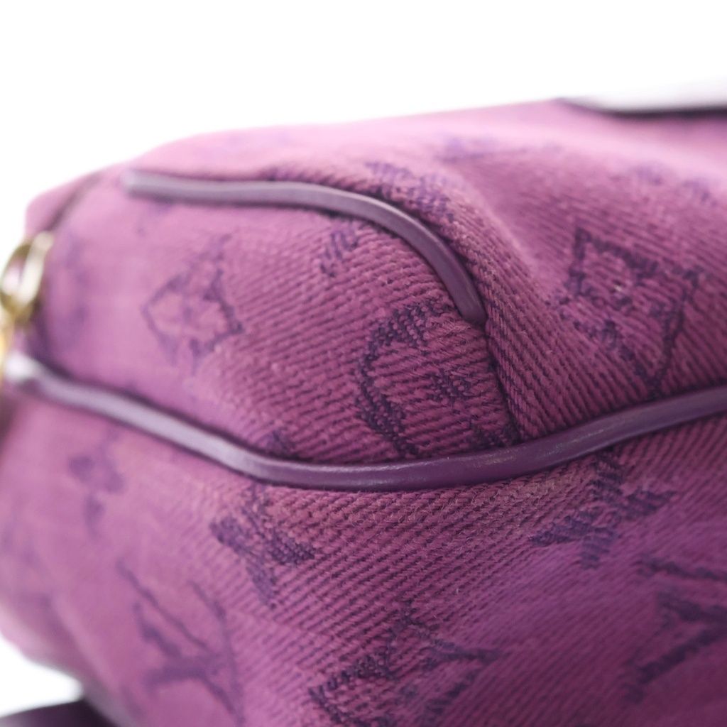 Louis Vuitton Monogram Denim Bum Bag Outdoor Violet Purple — view 5