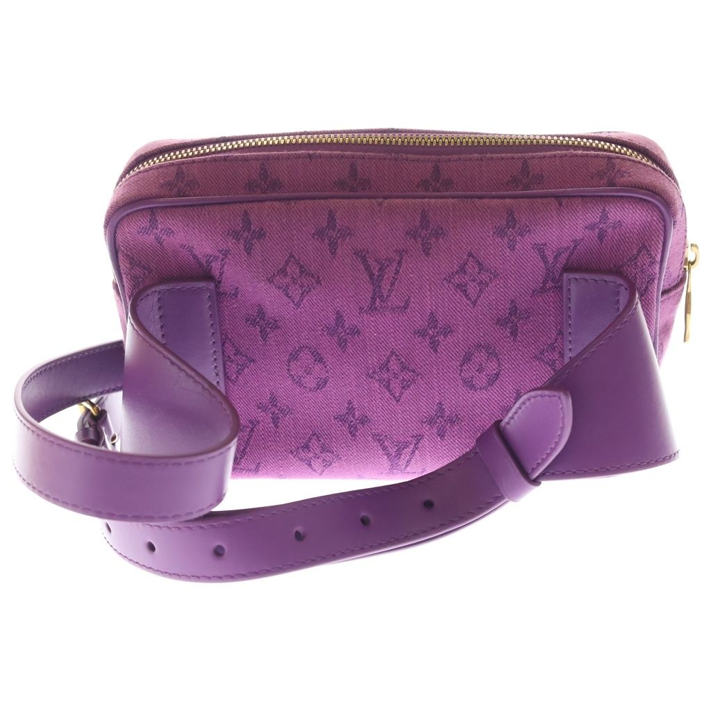 Louis Vuitton Monogram Denim Bum Bag Outdoor Violet Purple — view 2
