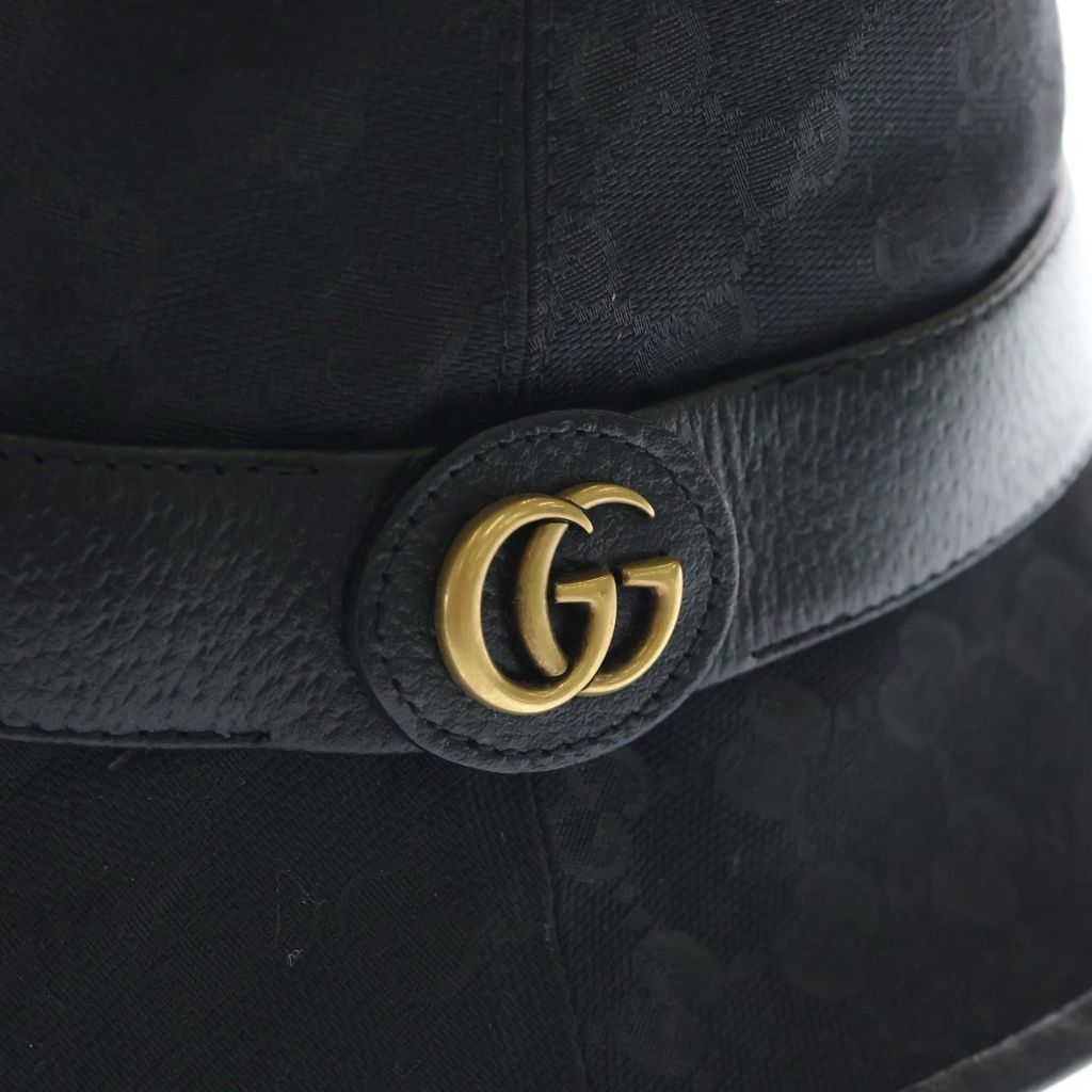 Gucci GG Canvas Bucket Hat Black — view 5