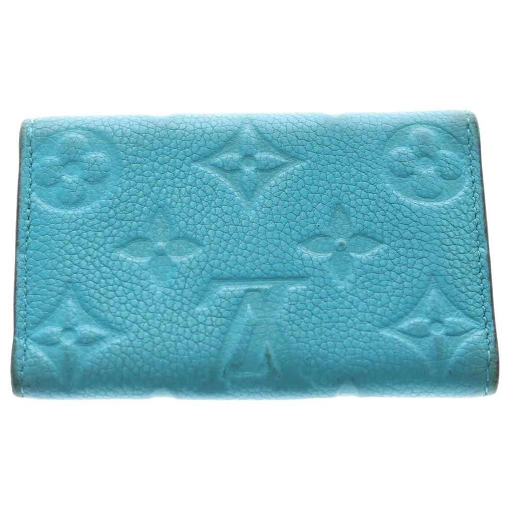 Louis Vuitton Monogram Empreinte Multicles 6 Key Case Light Blue Key Holder — view 2