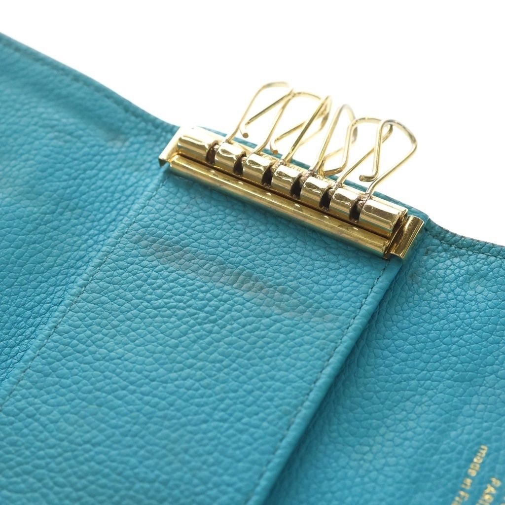 Louis Vuitton Monogram Empreinte Multicles 6 Key Case Light Blue Key Holder — view 5