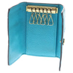 Louis Vuitton Monogram Empreinte Multicles 6 Key Case Light Blue Key Holder — view 4