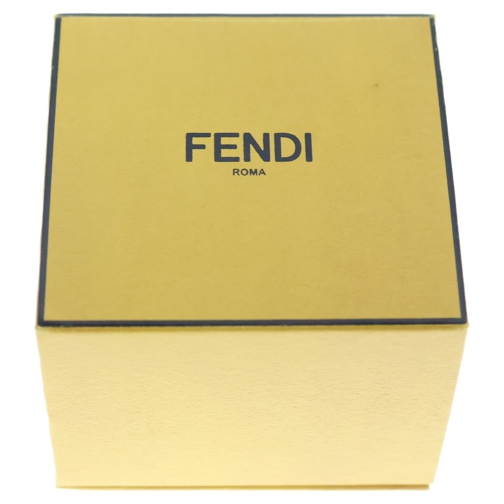 Fendi Is Crystal Metal Ring Gold — view 6