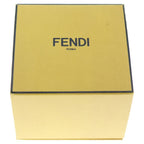 Fendi Is Crystal Metal Ring Gold — view 6