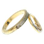 Fendi Is Crystal Metal Ring Gold — view 3