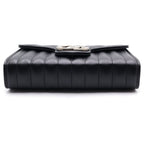 Gucci GG Marmont Chain Shoulder Bag 2-Way Clutch Black Leather Silver — view 4