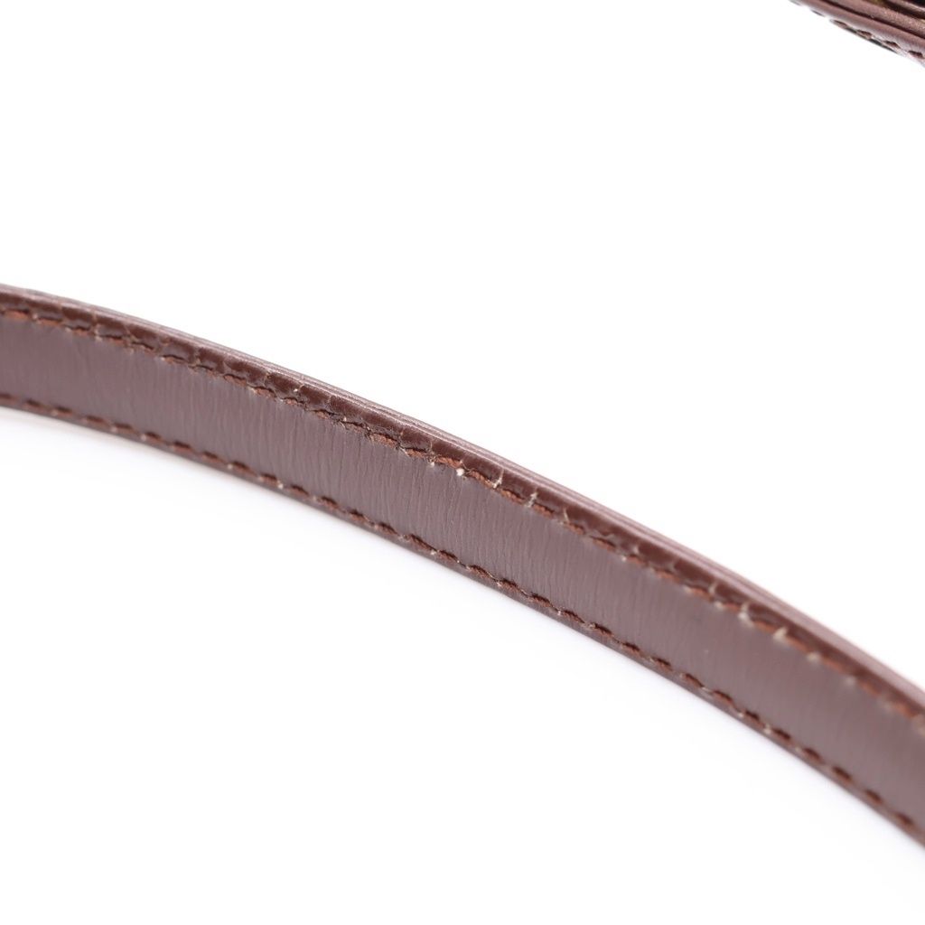 Gucci Bamboo Turnlock Shoulder Bag Back Brown Leather — view 6