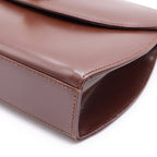 Gucci Bamboo Turnlock Shoulder Bag Back Brown Leather — view 5