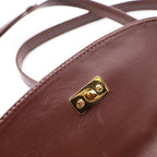 Gucci Bamboo Turnlock Shoulder Bag Back Brown Leather — view 7