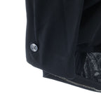 Chanel Boutique Vintage Jacket CC Logo Button Chain Black — view 6